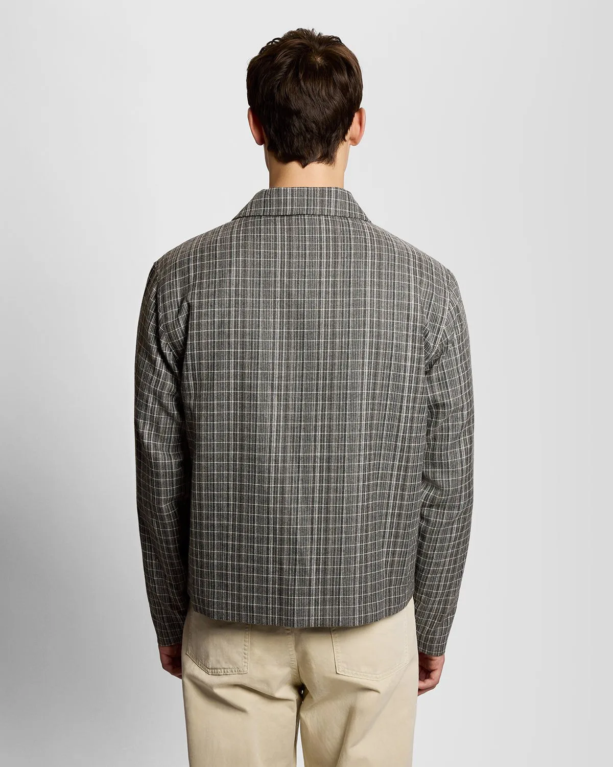 Lightweight Check Overshirt sold by Lyle & Scott product image thumbnail 4