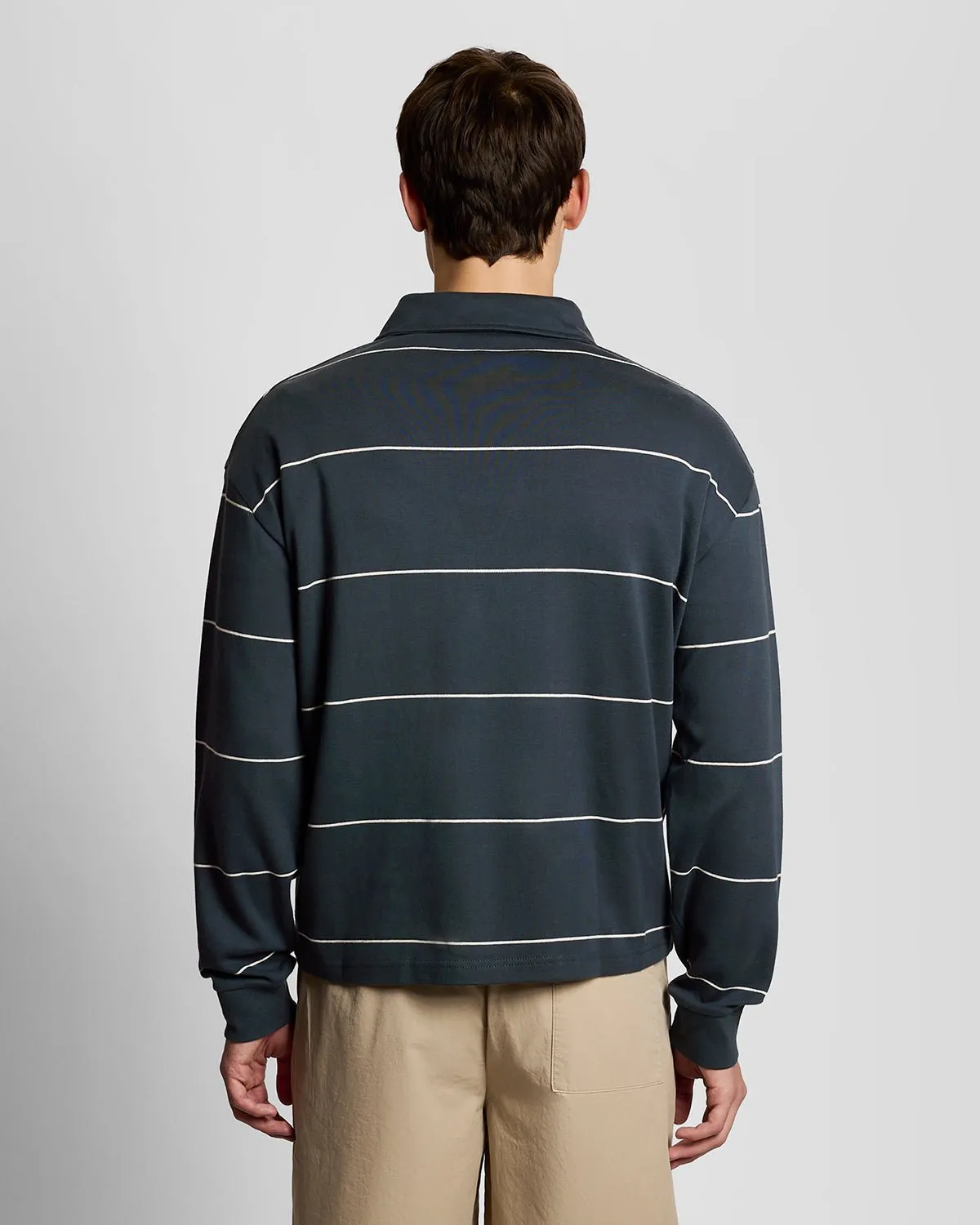 Rugby Stripe Polo Shirt sold by Lyle & Scott product image thumbnail 4