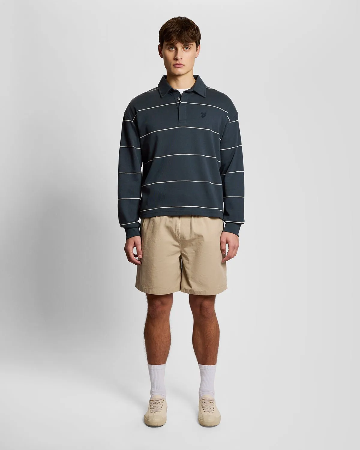 Rugby Stripe Polo Shirt sold by Lyle & Scott product image thumbnail 2