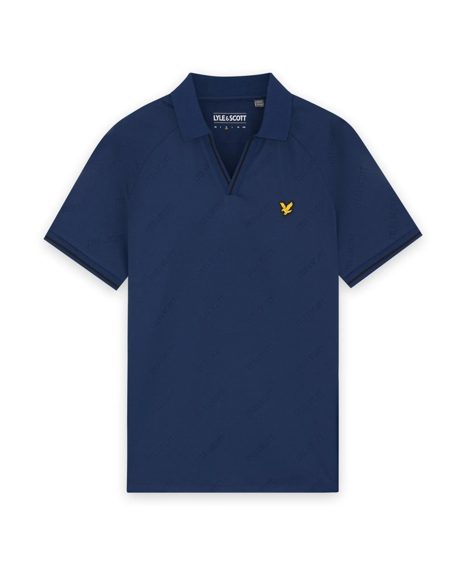 Sports Embossed Football Polo Shirt sold by Lyle & Scott product image thumbnail 5