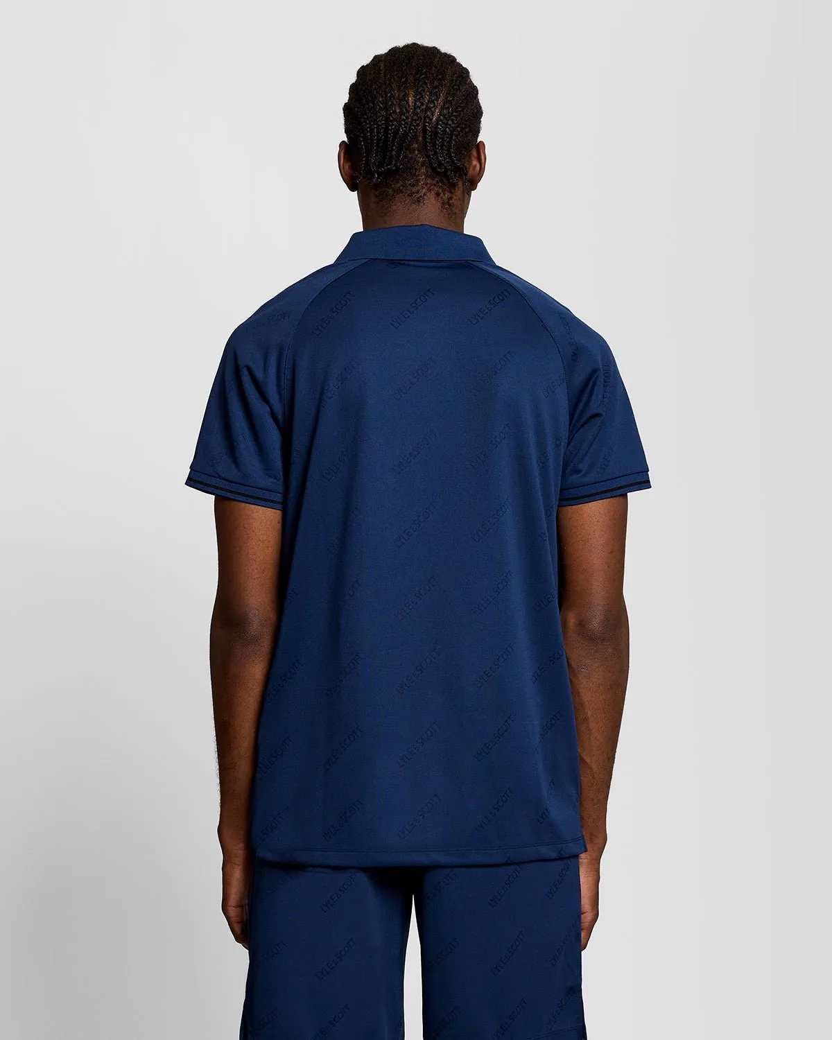 Sports Embossed Football Polo Shirt sold by Lyle & Scott product image thumbnail 4