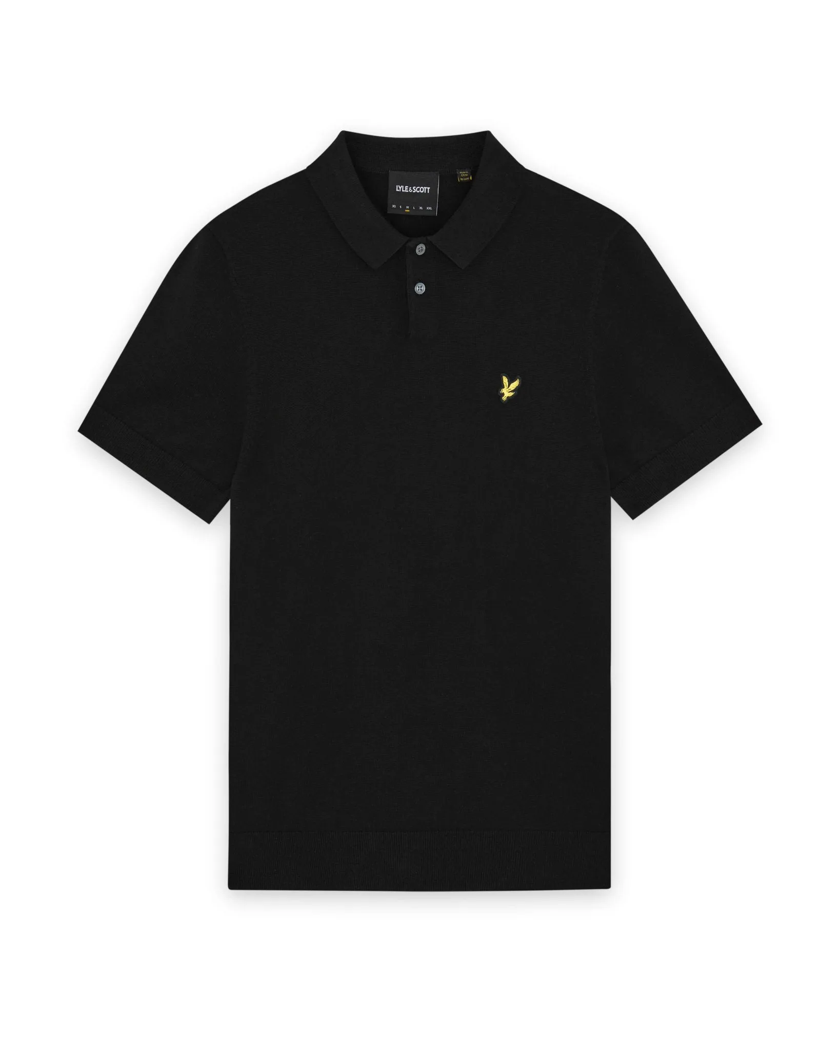 Cotton Knitted Polo Shirt sold by Lyle & Scott product image thumbnail 5