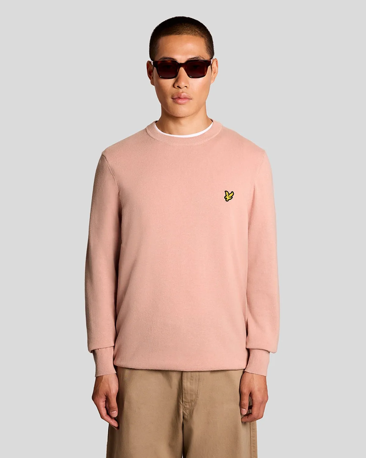 Cotton Crew Neck Jumper sold by Lyle & Scott