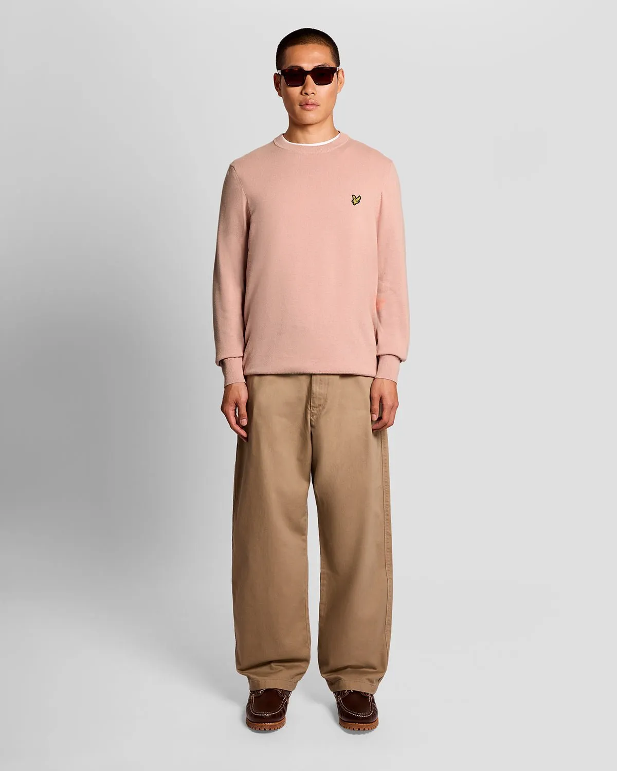 Cotton Crew Neck Jumper sold by Lyle & Scott product image thumbnail 2