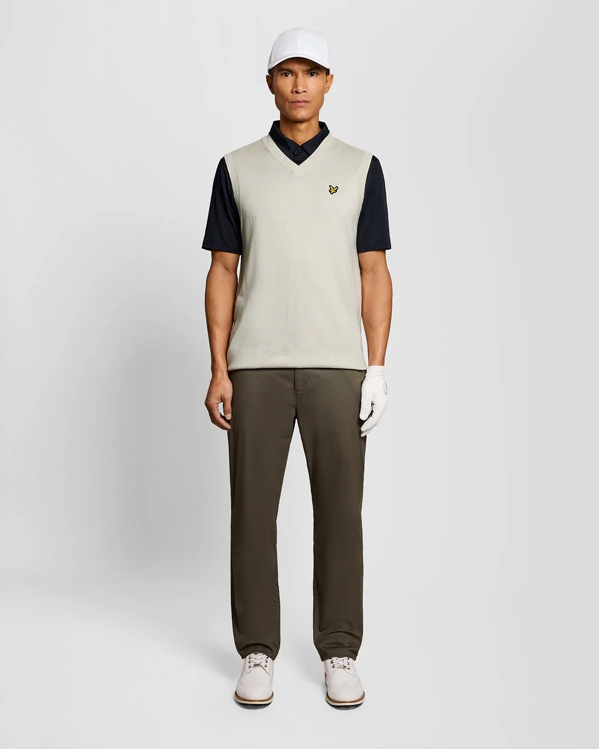 Lightweight Knitted V-Neck Vest sold by Lyle & Scott product image thumbnail 2