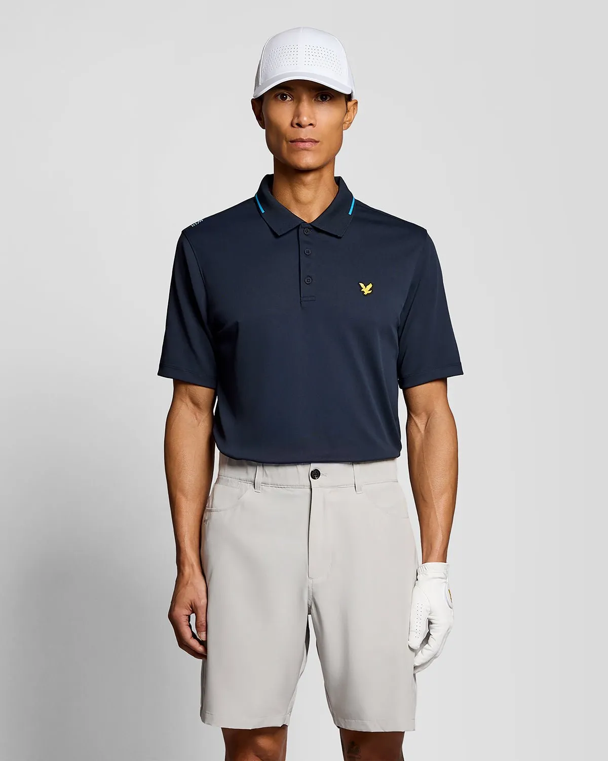 Tipped Technical Polo Shirt sold by Lyle & Scott