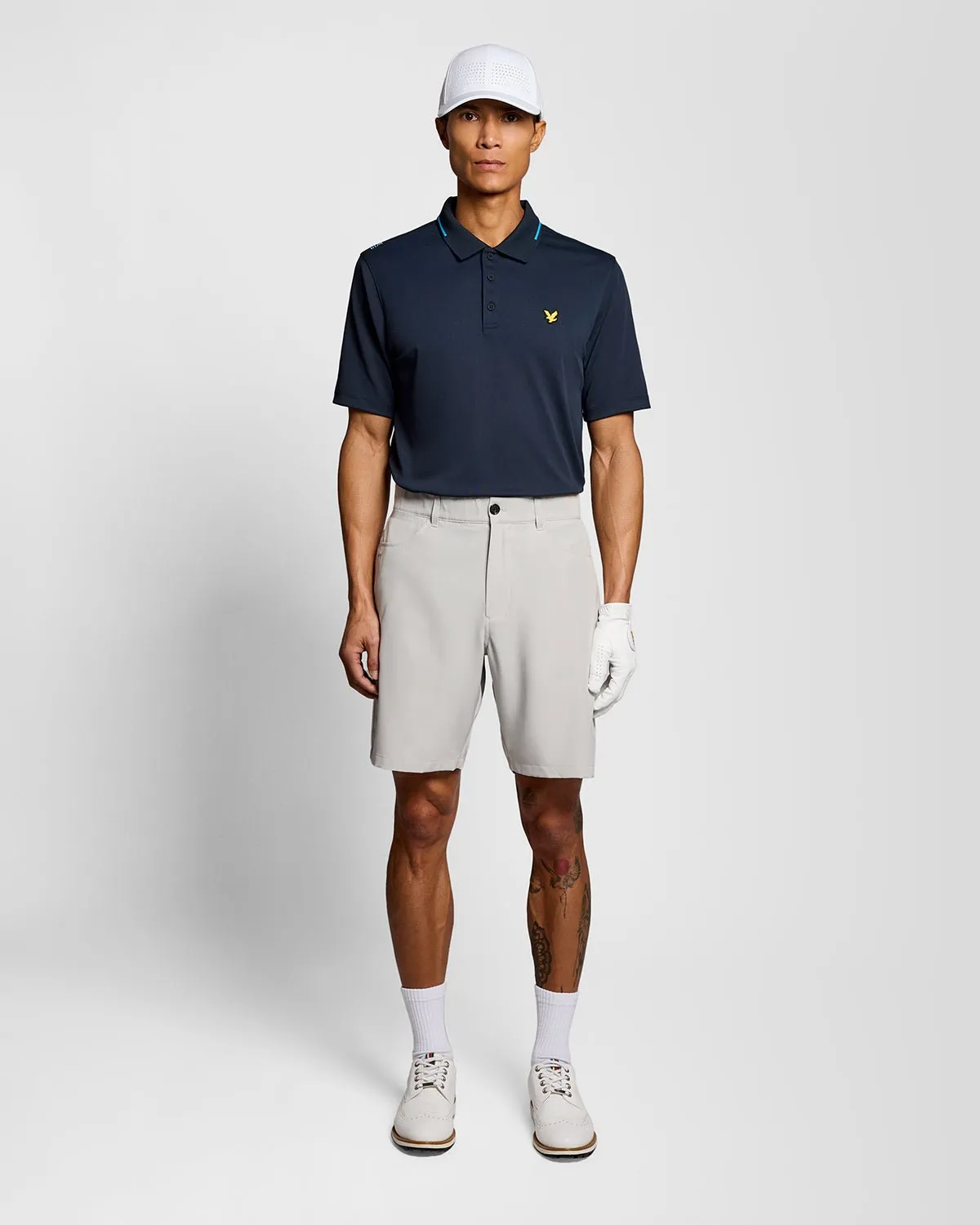 Tipped Technical Polo Shirt sold by Lyle & Scott product image thumbnail 2