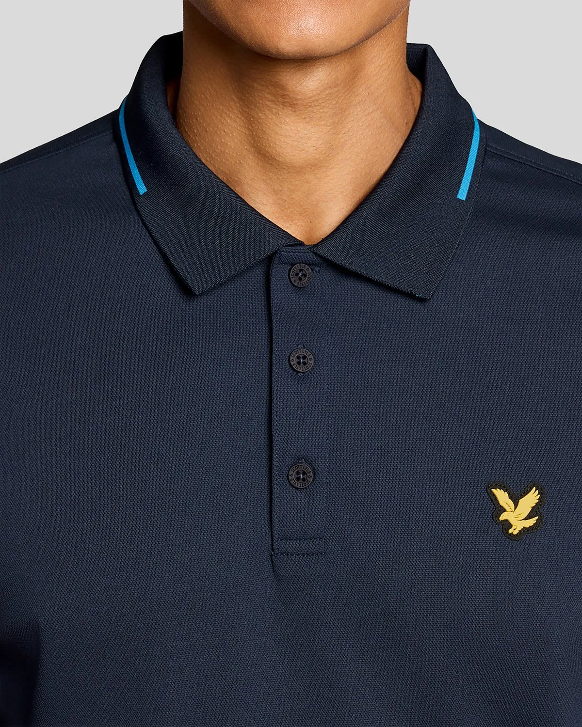 Tipped Technical Polo Shirt sold by Lyle & Scott product image thumbnail 3