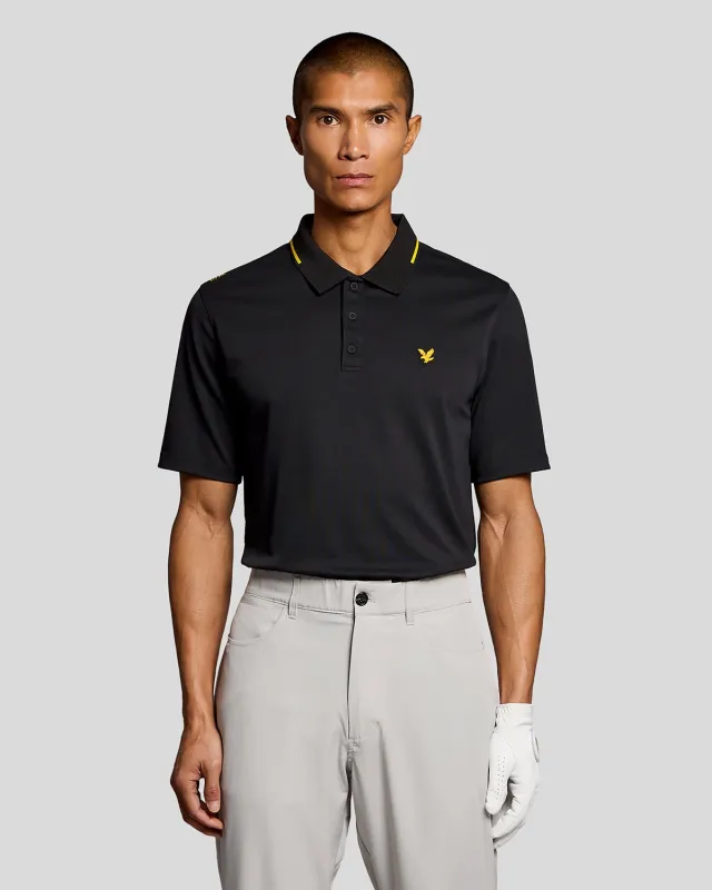 Tipped Technical Polo Shirt sold by Lyle & Scott