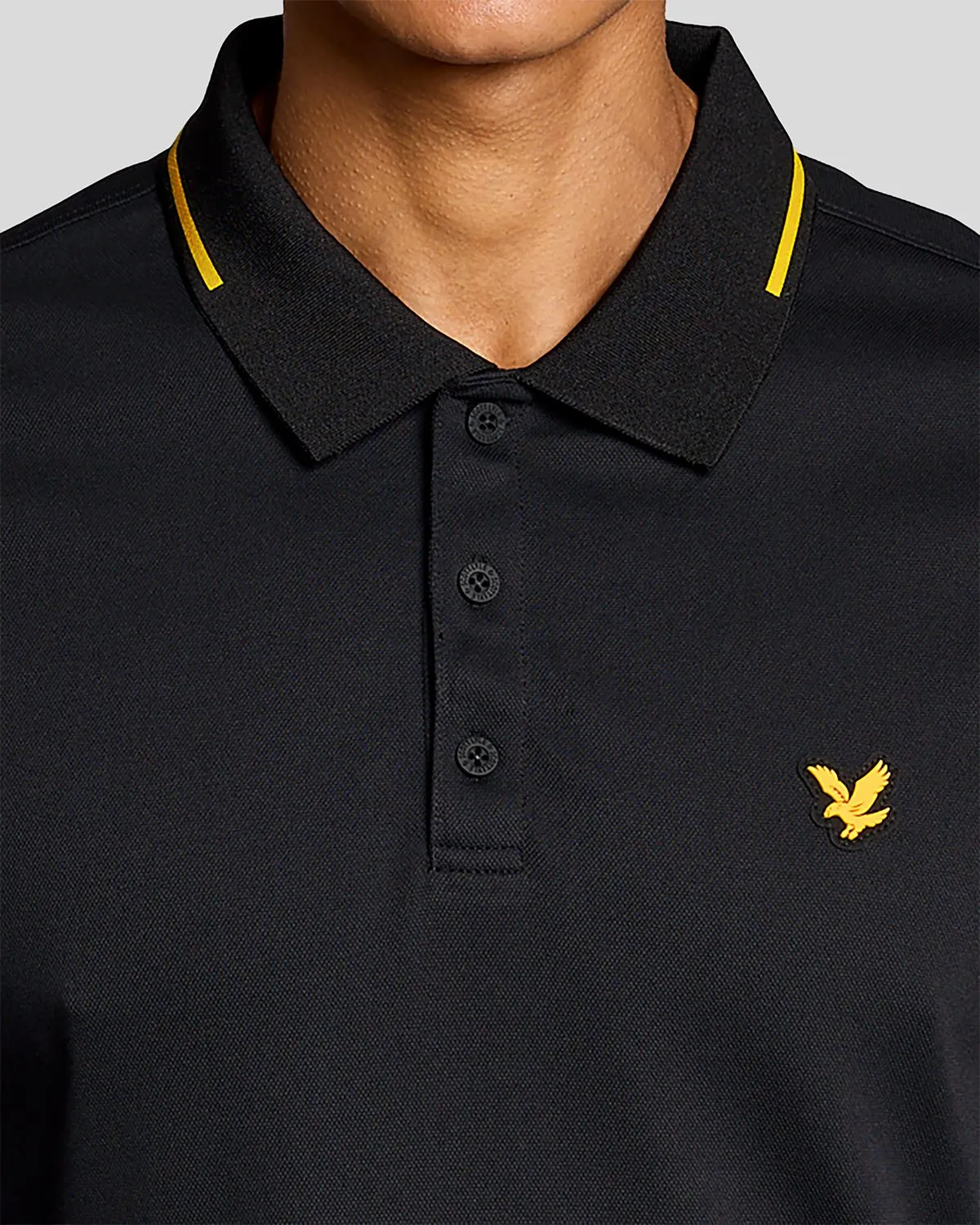 Tipped Technical Polo Shirt sold by Lyle & Scott product image thumbnail 3