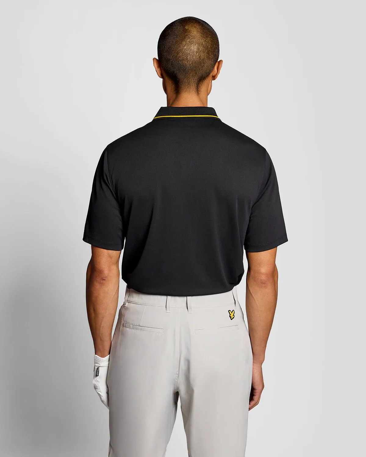 Tipped Technical Polo Shirt sold by Lyle & Scott product image thumbnail 4
