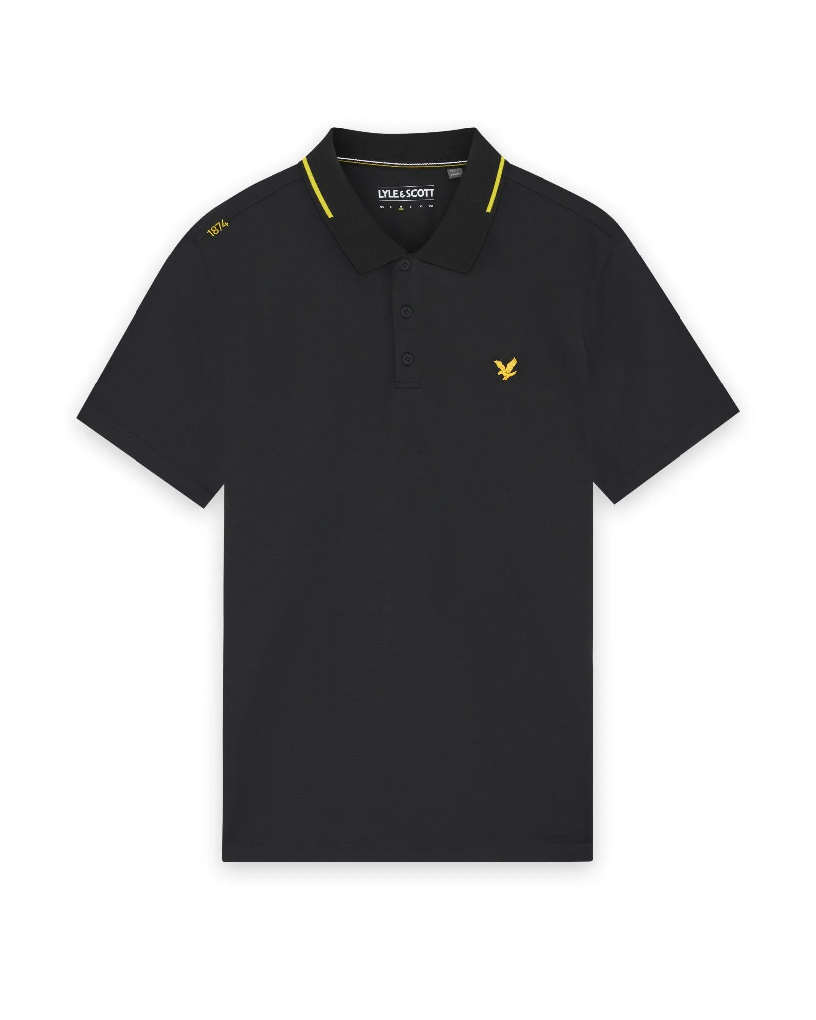 Tipped Technical Polo Shirt sold by Lyle & Scott product image thumbnail 5