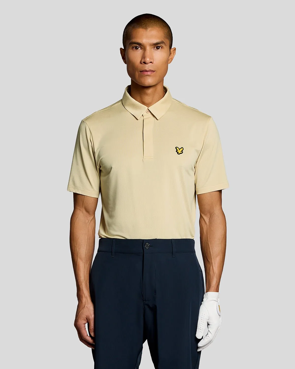 Concealed Placket Polo Shirt sold by Lyle & Scott