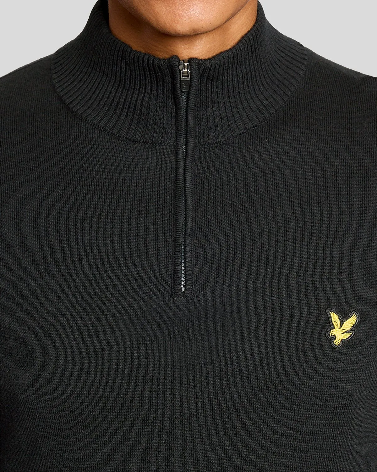 Cotton Blend 1/4 Zip Jumper sold by Lyle & Scott product image thumbnail 3