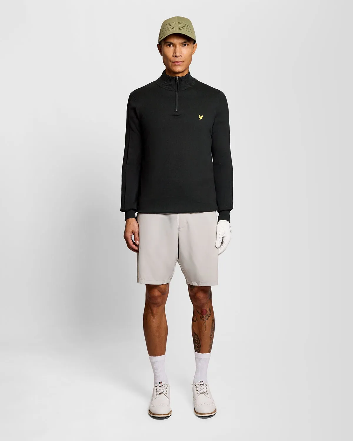 Cotton Blend 1/4 Zip Jumper sold by Lyle & Scott product image thumbnail 2