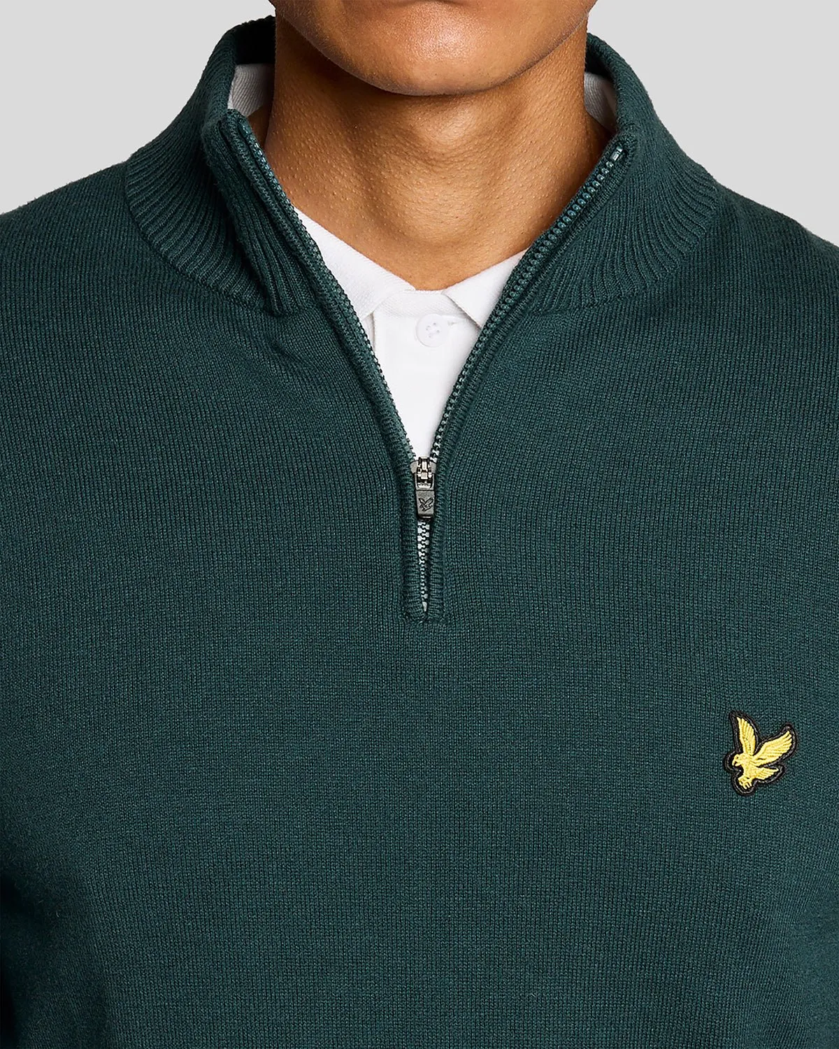 Cotton Blend 1/4 Zip Jumper sold by Lyle & Scott product image thumbnail 3