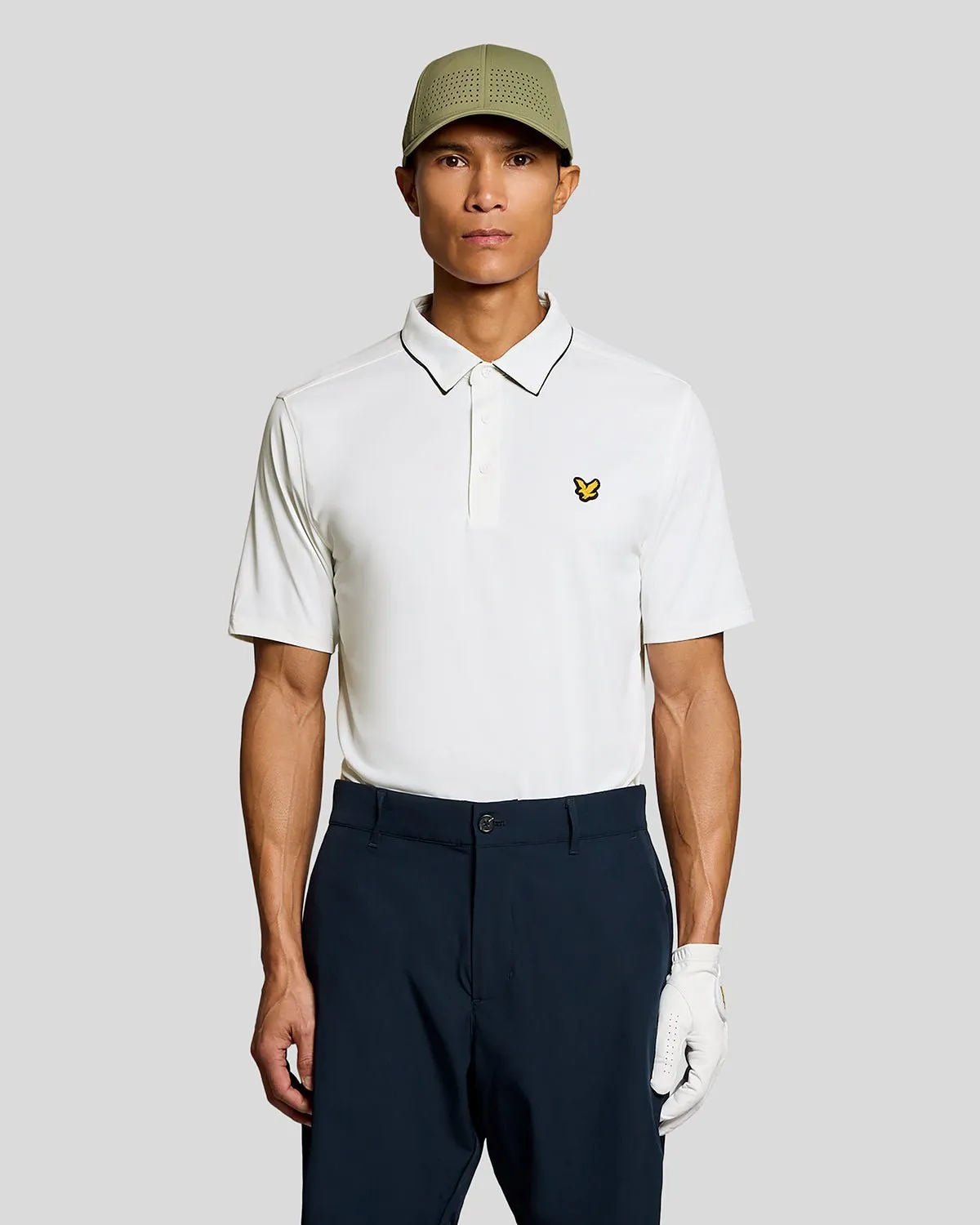 Contrast Collar Polo Shirt sold by Lyle & Scott
