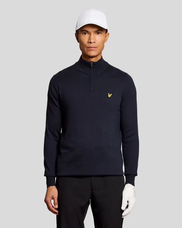 Performance 1/4 Zip Jumper sold by Lyle & Scott