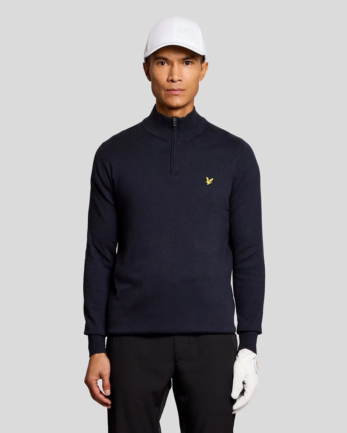 Performance 1/4 Zip Jumper sold by Lyle & Scott