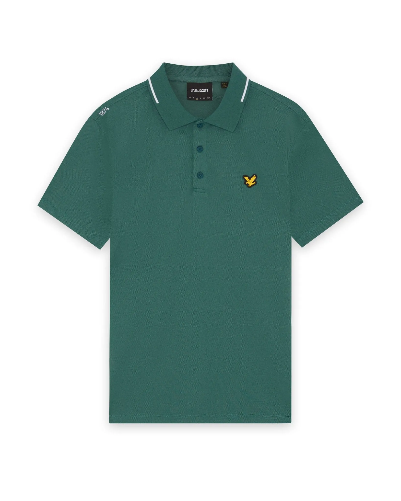 Tipped Technical Polo Shirt sold by Lyle & Scott product image thumbnail 5