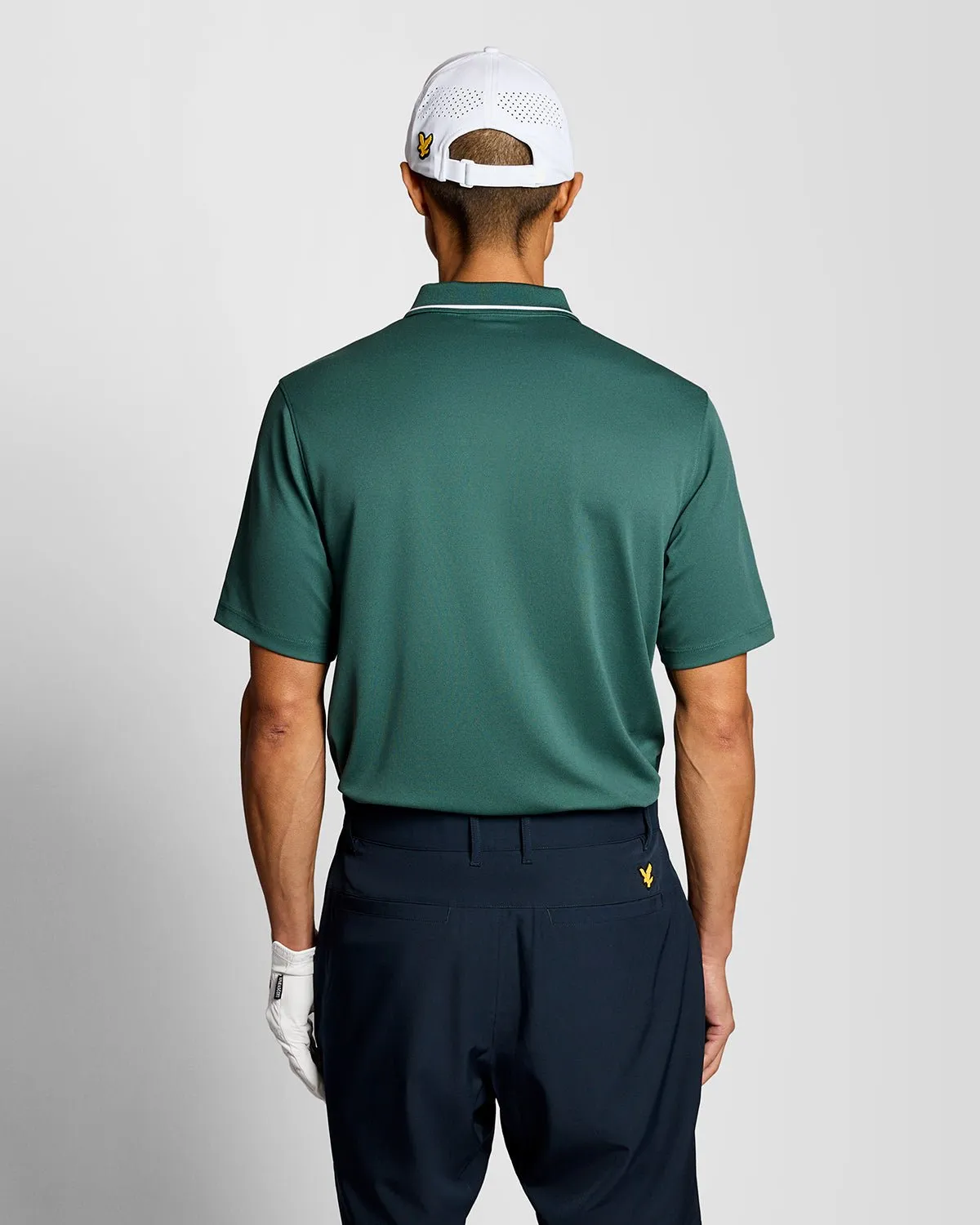 Tipped Technical Polo Shirt sold by Lyle & Scott product image thumbnail 4