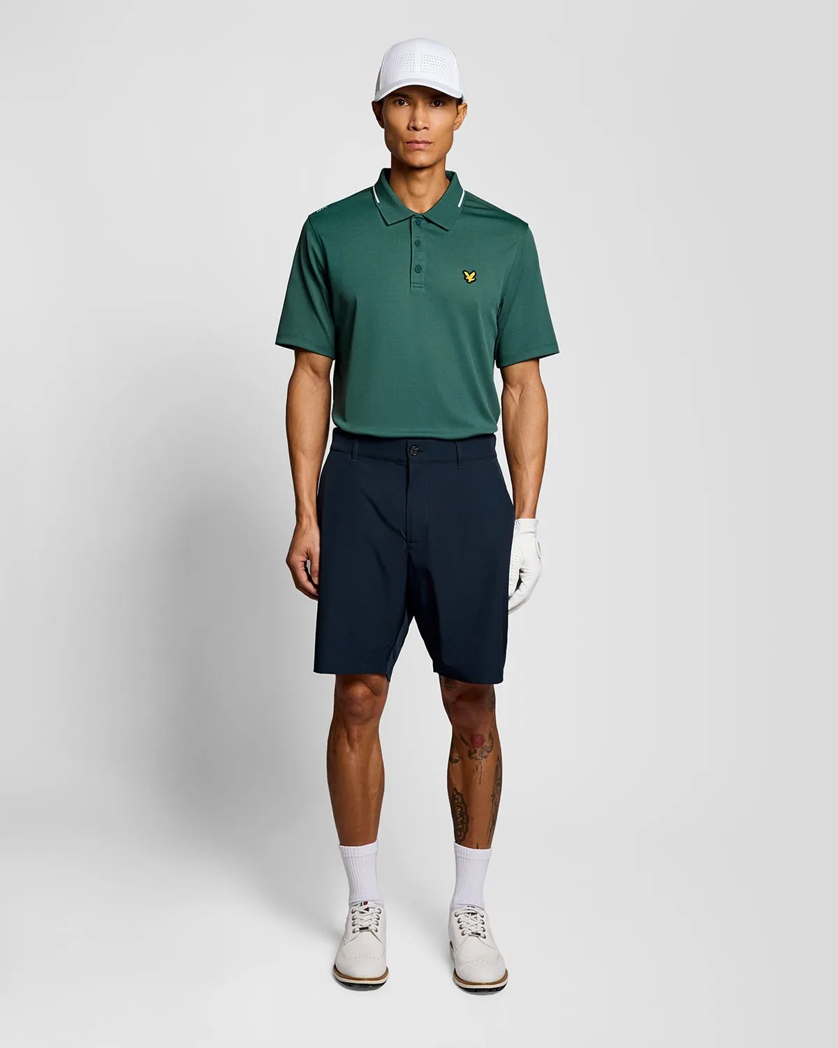 Tipped Technical Polo Shirt sold by Lyle & Scott product image thumbnail 2