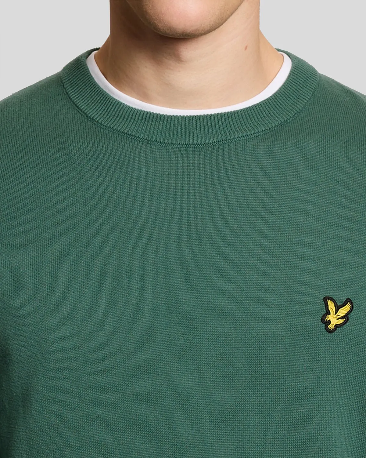 Cotton Crew Neck Jumper sold by Lyle & Scott product image thumbnail 3