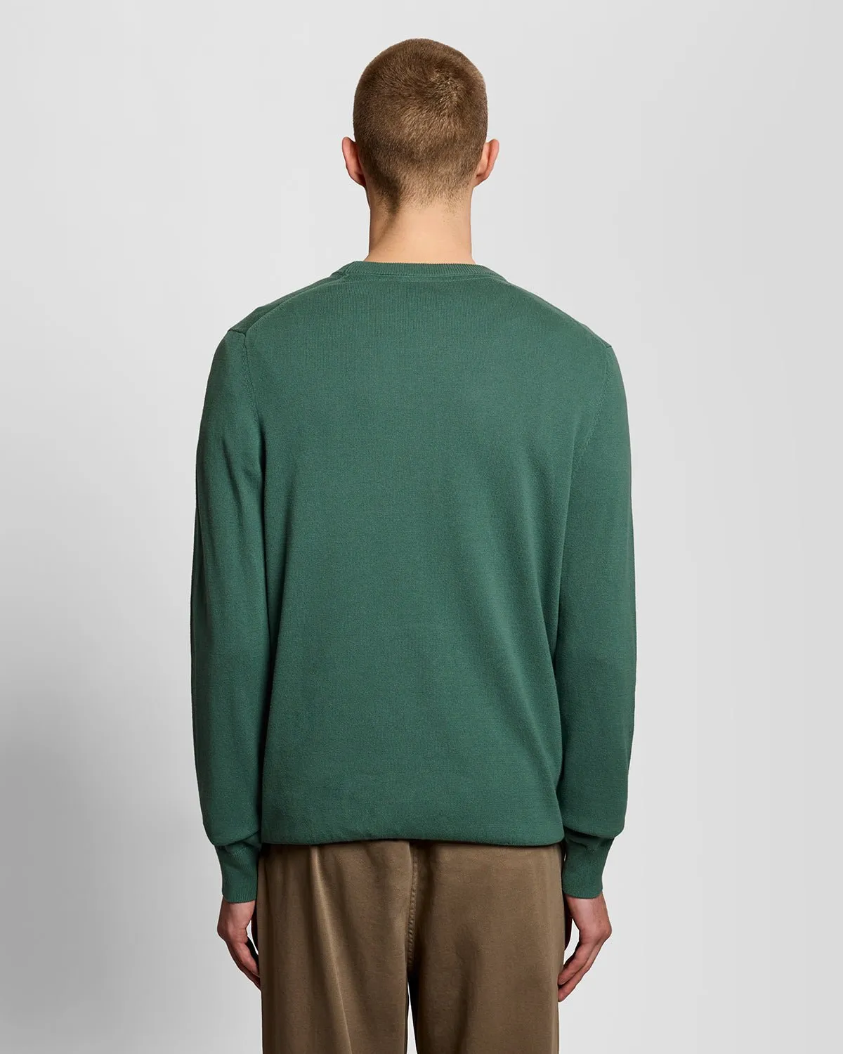 Cotton Crew Neck Jumper sold by Lyle & Scott product image thumbnail 4