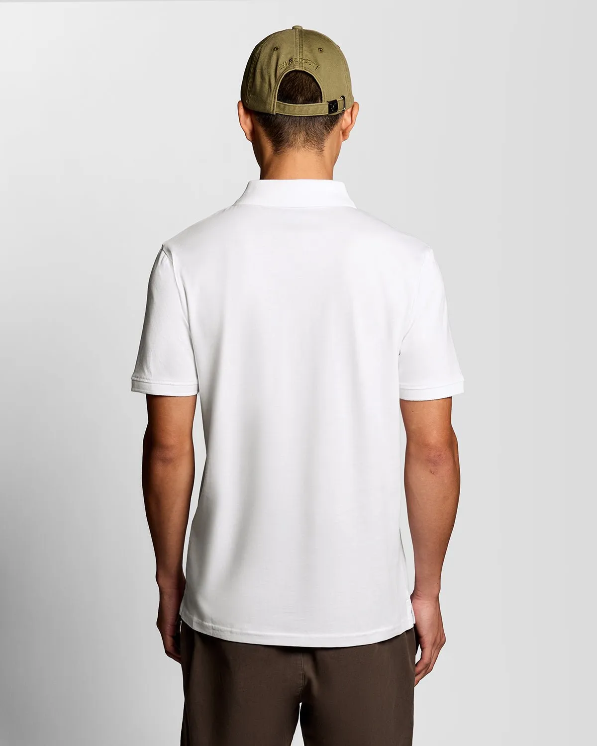 Cotton Jersey Polo Shirt sold by Lyle & Scott product image thumbnail 4