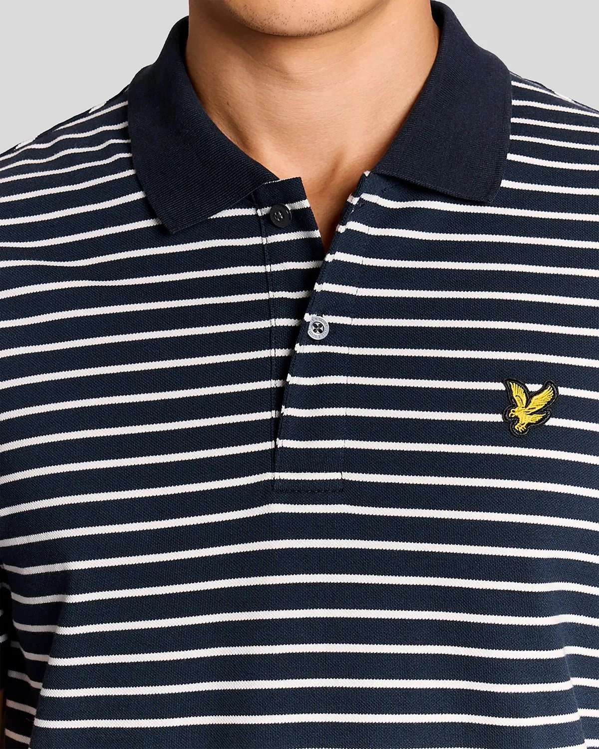 Pique Breton Polo Shirt sold by Lyle & Scott product image thumbnail 3