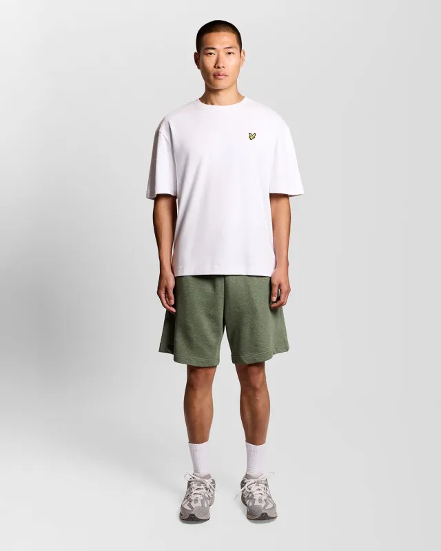 Cotton Marl Sweat Shorts sold by Lyle & Scott