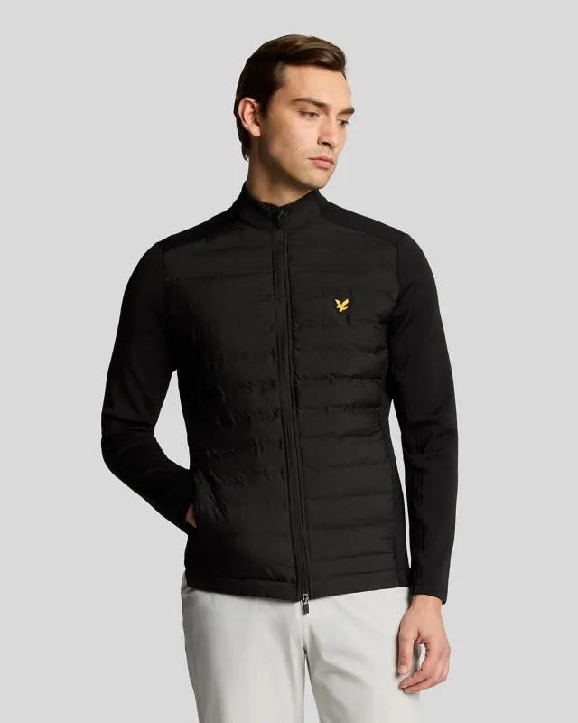 Hybrid Water Resistant Quilted Jacket made by Lyle & Scott