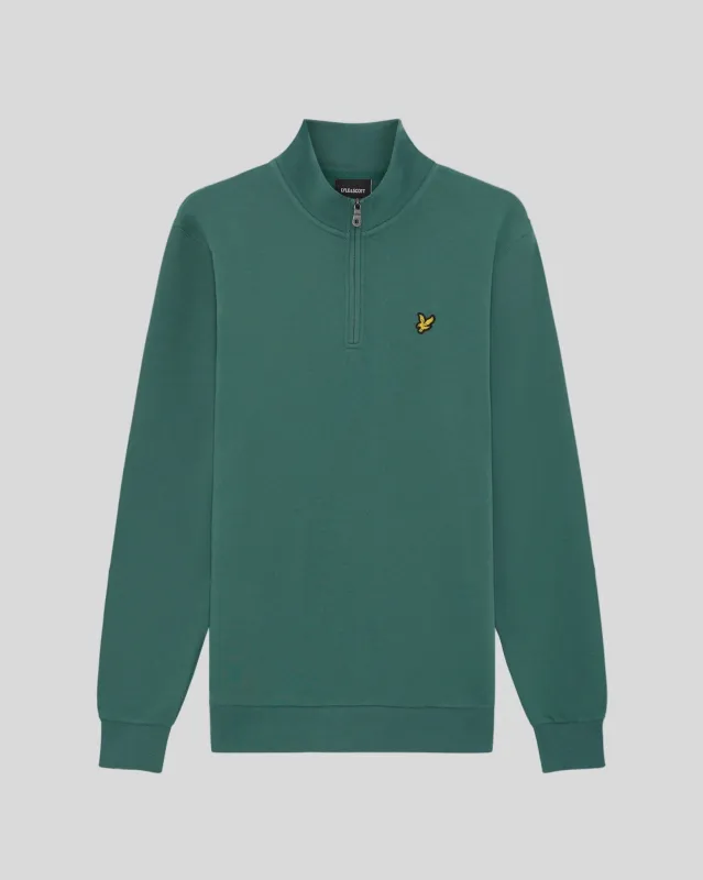 Cotton Loopback 1/4 Zip Sweatshirt sold by Lyle & Scott