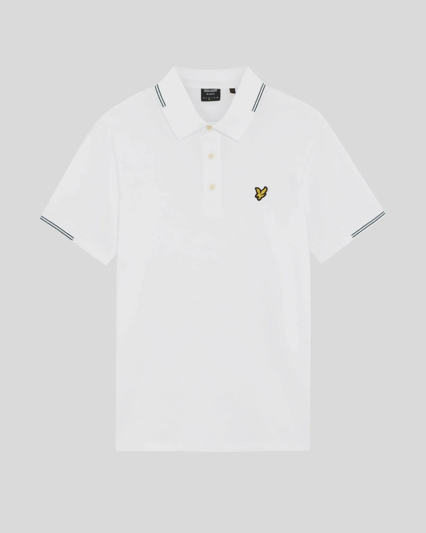 Fine Cotton Tipped Polo Shirt sold by Lyle & Scott