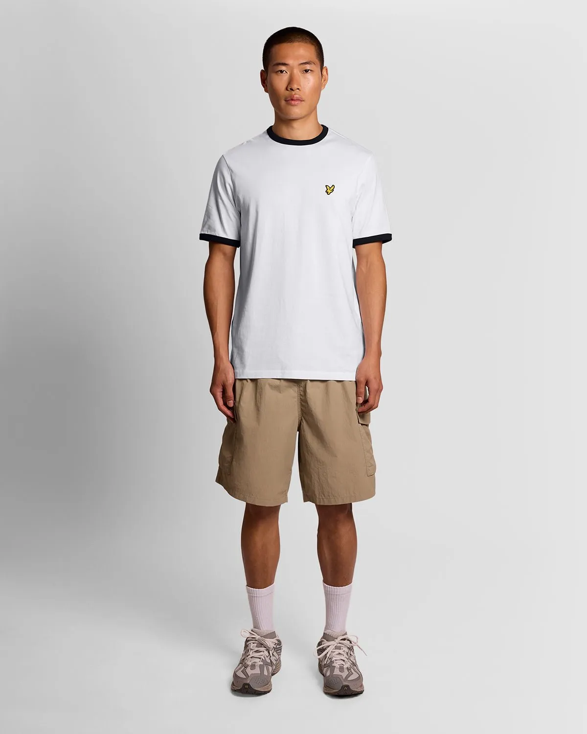 Ringer Cotton Crew Neck T-Shirt sold by Lyle & Scott product image thumbnail 2