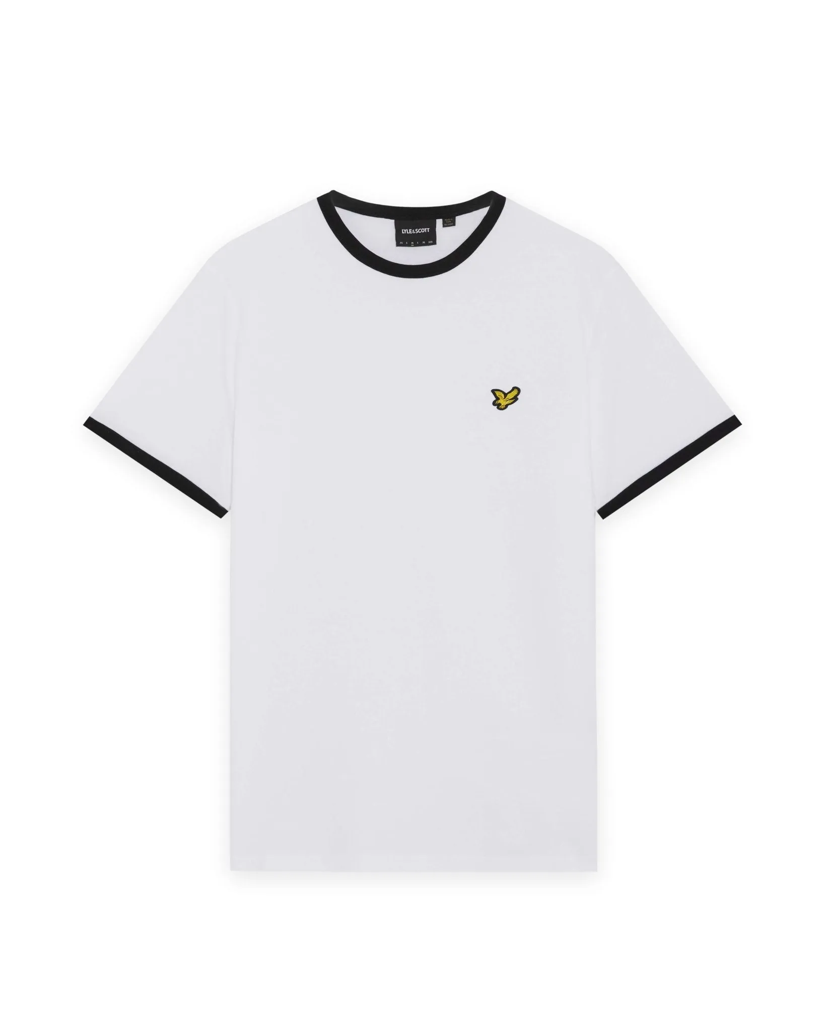 Ringer Cotton Crew Neck T-Shirt sold by Lyle & Scott product image thumbnail 5