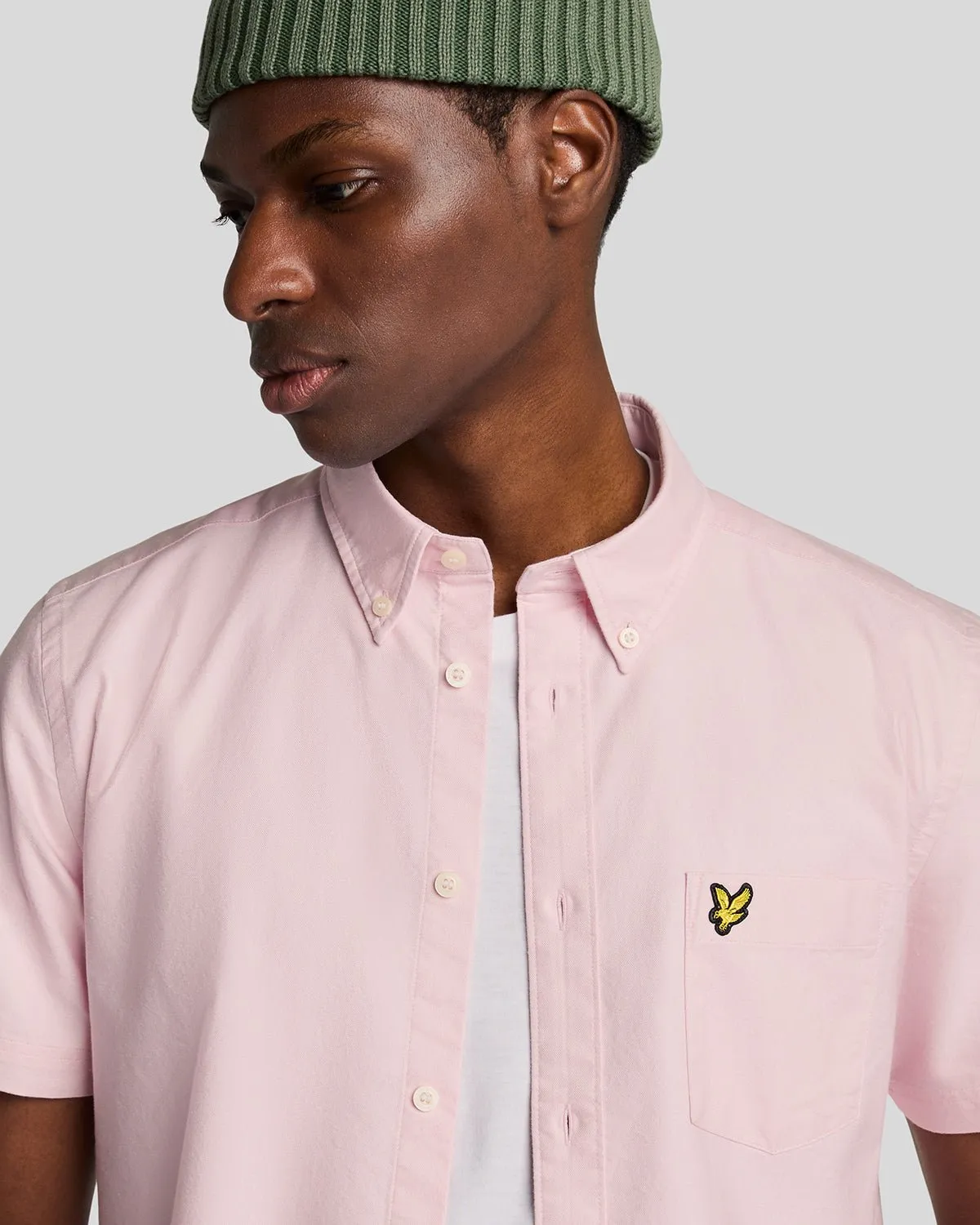 Short Sleeve Oxford Shirt sold by Lyle & Scott product image thumbnail 4