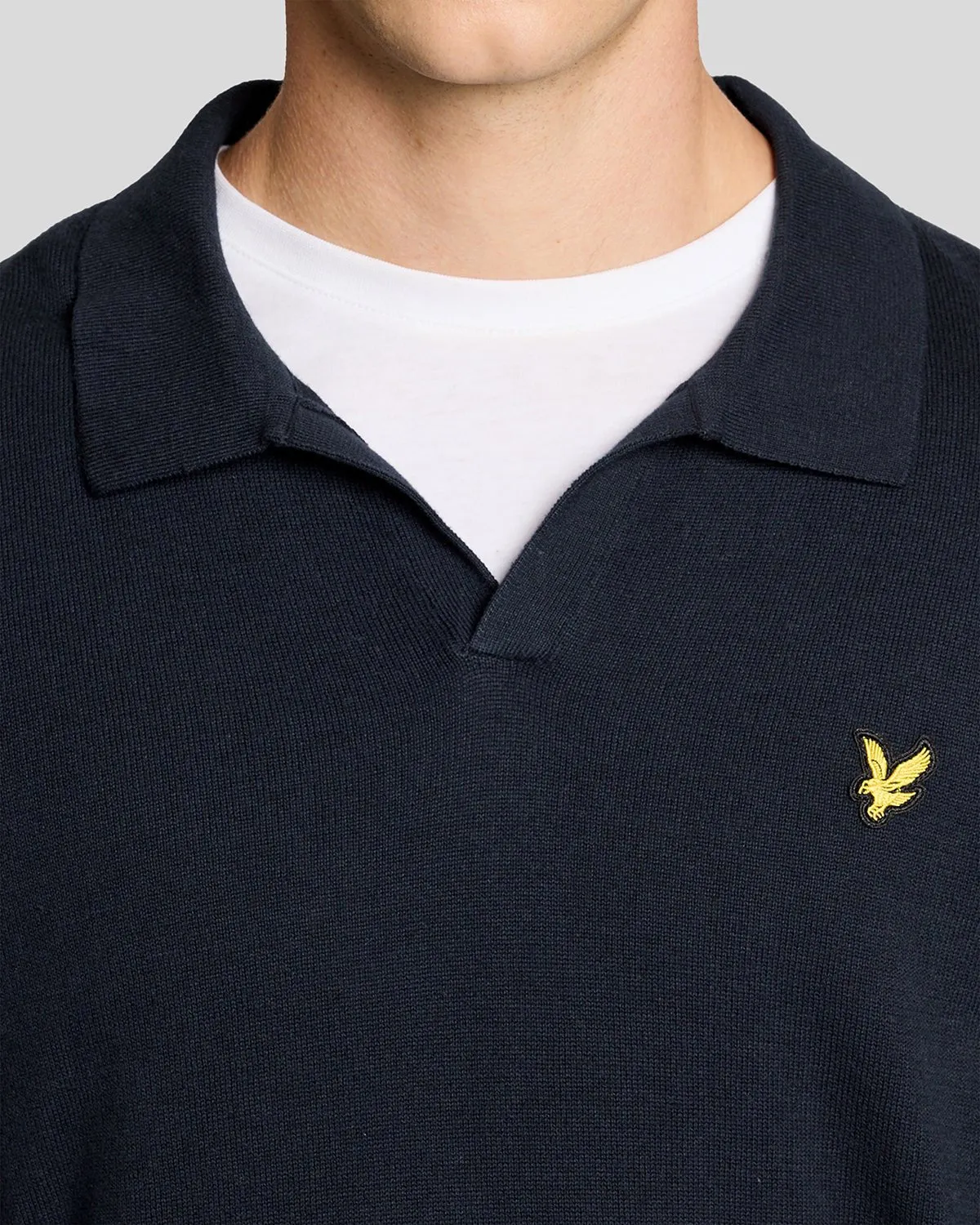 Cotton Polo-Collar Jumper sold by Lyle & Scott product image thumbnail 3