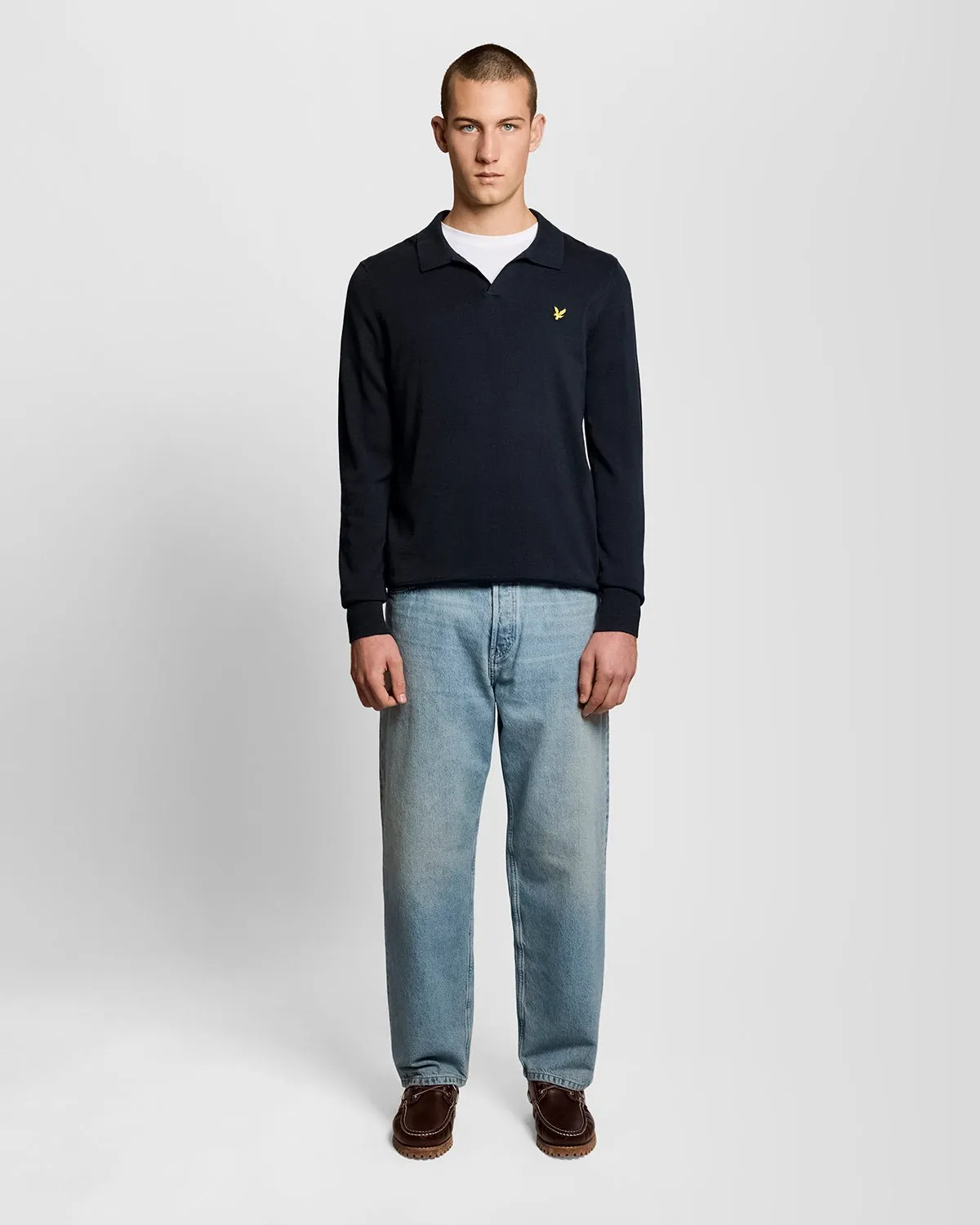 Cotton Polo-Collar Jumper sold by Lyle & Scott product image thumbnail 2