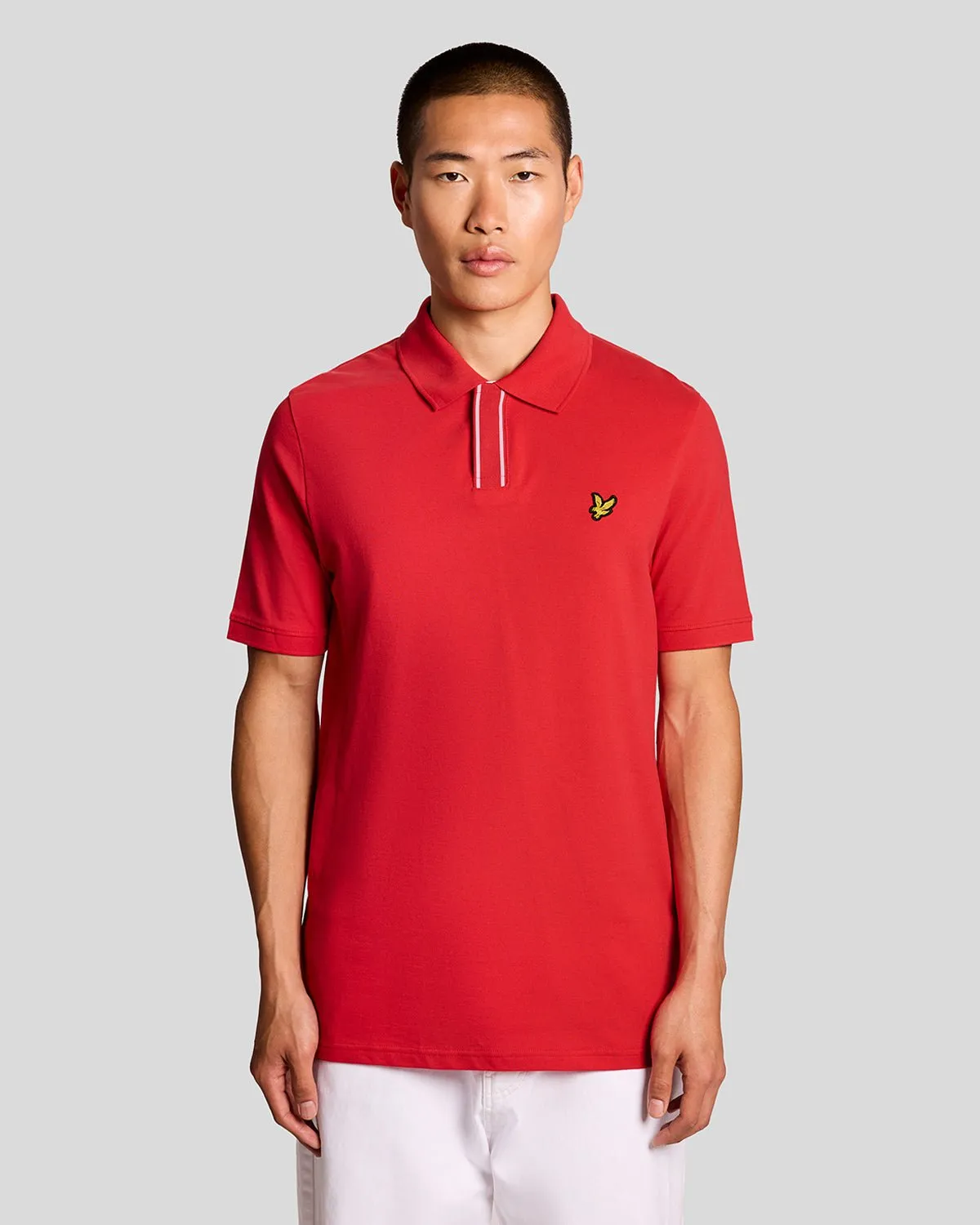 Placket Tipped Polo Shirt sold by Lyle & Scott