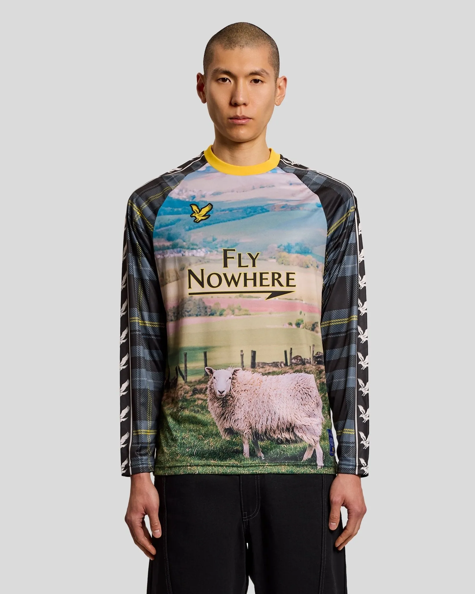 Sheep Graphic Long Sleeve Football Jersey sold by Lyle & Scott