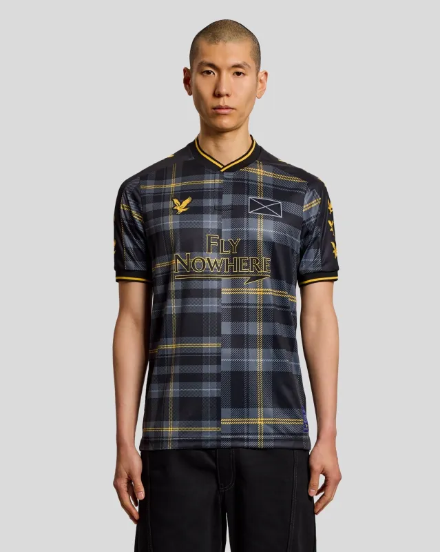 Plaid Short Sleeve Football Jersey sold by Lyle & Scott