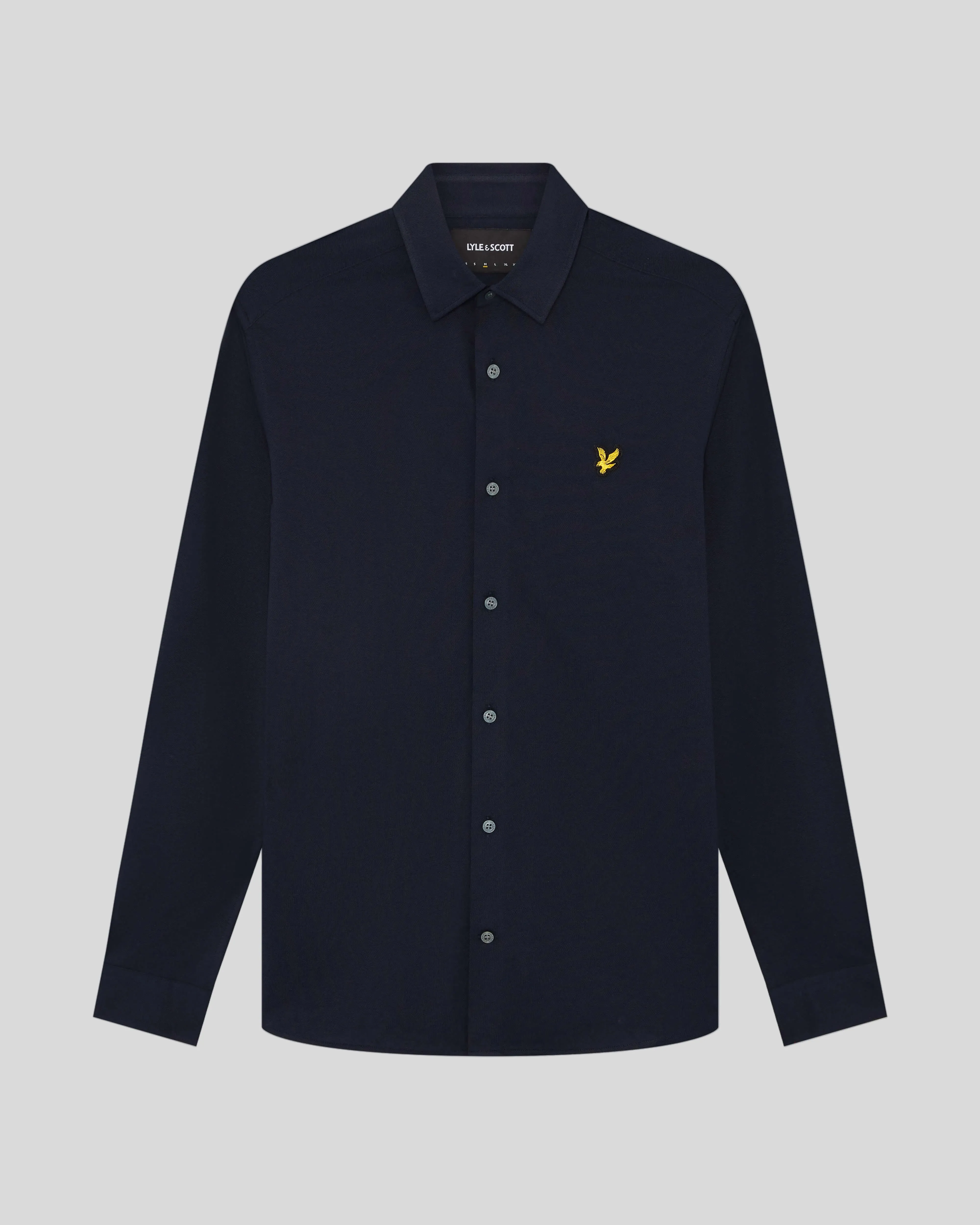Cotton Oxford Jersey Shirt sold by Lyle & Scott product image thumbnail 5