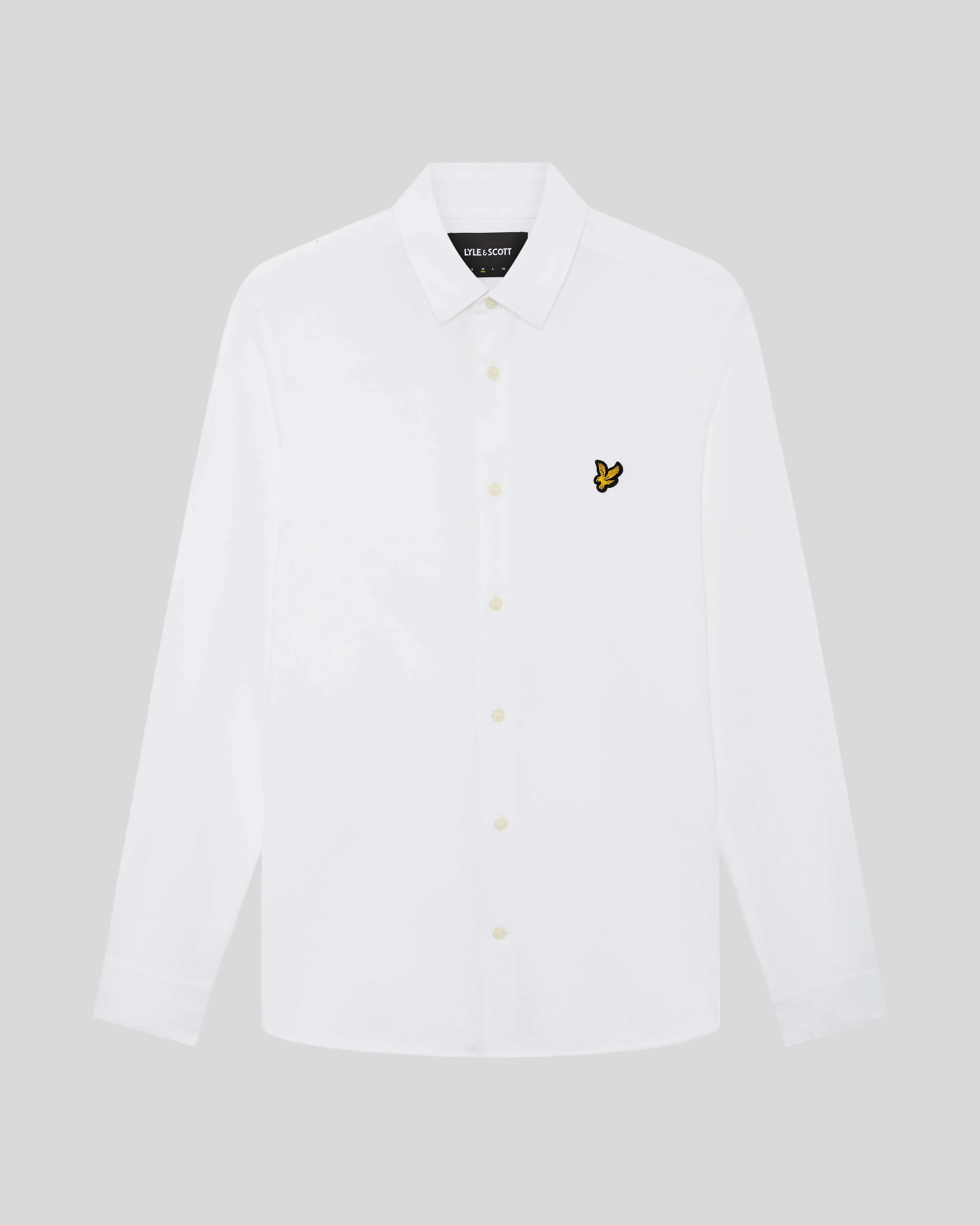 Cotton Oxford Jersey Shirt sold by Lyle & Scott product image thumbnail 5