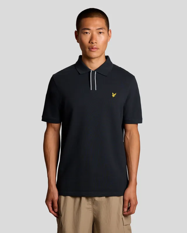 Placket Tipped Polo Shirt sold by Lyle & Scott