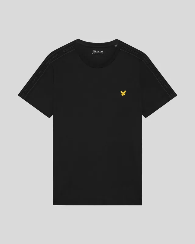 Sports Jacquard Tape T-Shirt sold by Lyle & Scott