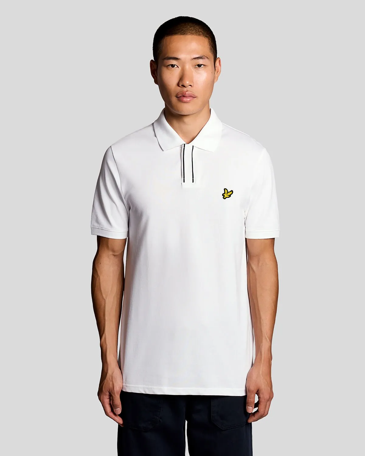 Placket Tipped Polo Shirt sold by Lyle & Scott