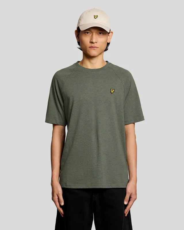 Marl Raglan T-Shirt sold by Lyle & Scott