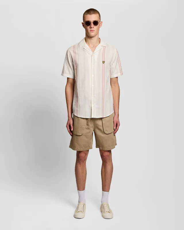 Linen Blend Shorts made by Lyle & Scott
