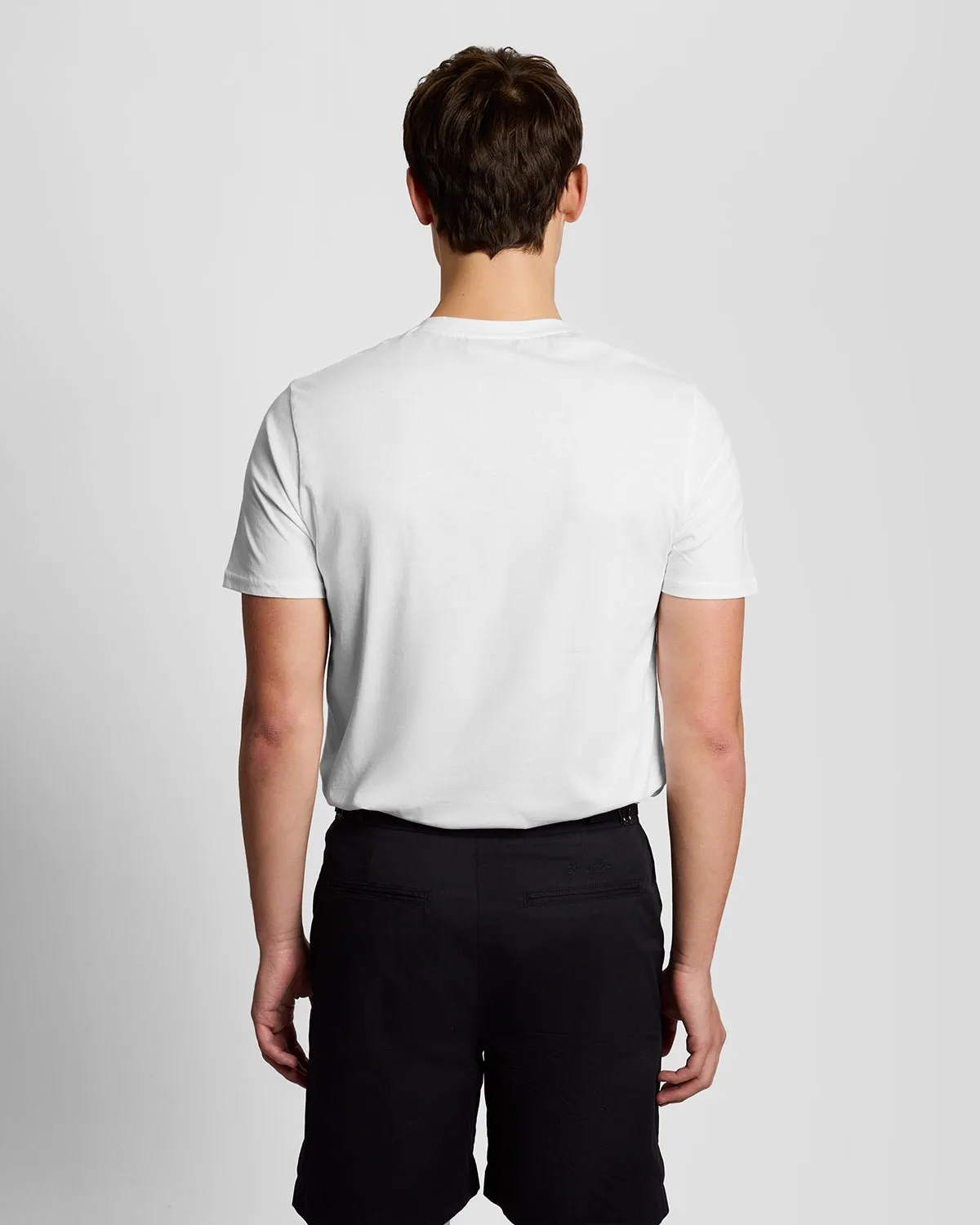 Superfine Cotton Graphic Logo T-Shirt sold by Lyle & Scott product image thumbnail 4